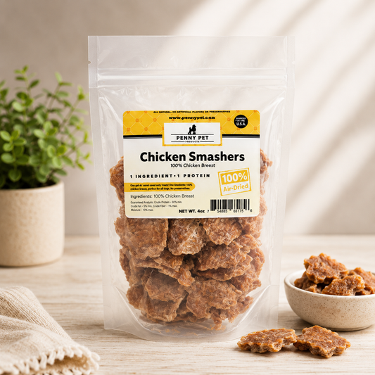 Chicken Smashers - – Single-Ingredient Air-Dried Dog Treats