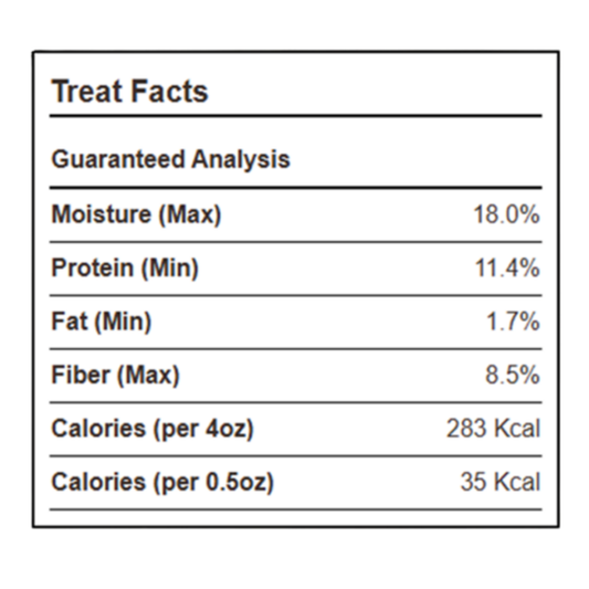Sweet Potato CCOF Organic Dog Treats