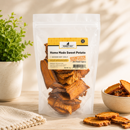 Sweet Potato Dog Treats – 100% Single-Ingredient Air-Dried