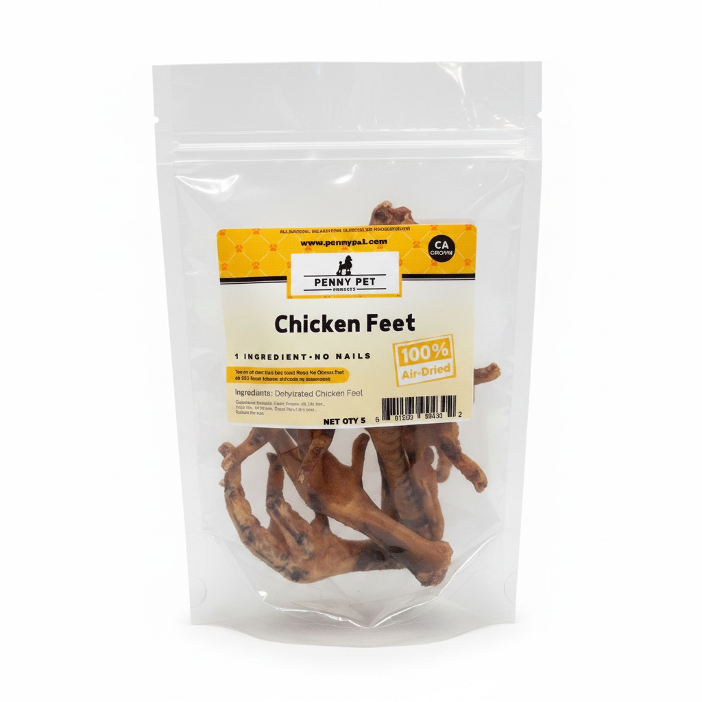 Chicken Feet - Air-Dried CRUNCHY Treat for Dogs