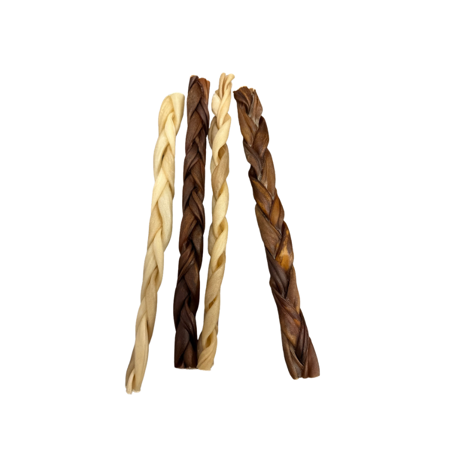 6" & 12 " Collagen Braided Stick