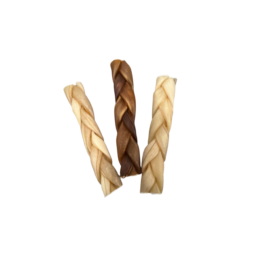 6" & 12 " Collagen Braided Stick